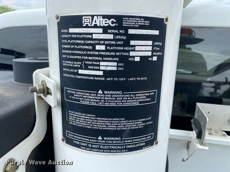 image for item KB9452 2011 Ford F450 Super Duty  bucket truck