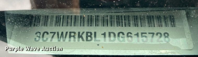 image for item KB9454 2013 Dodge Ram 4500HD  utility / service truck