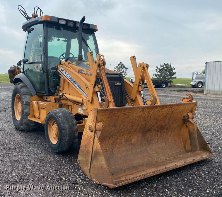 image for item KB9459 2007 Case 580 Super M  backhoe
