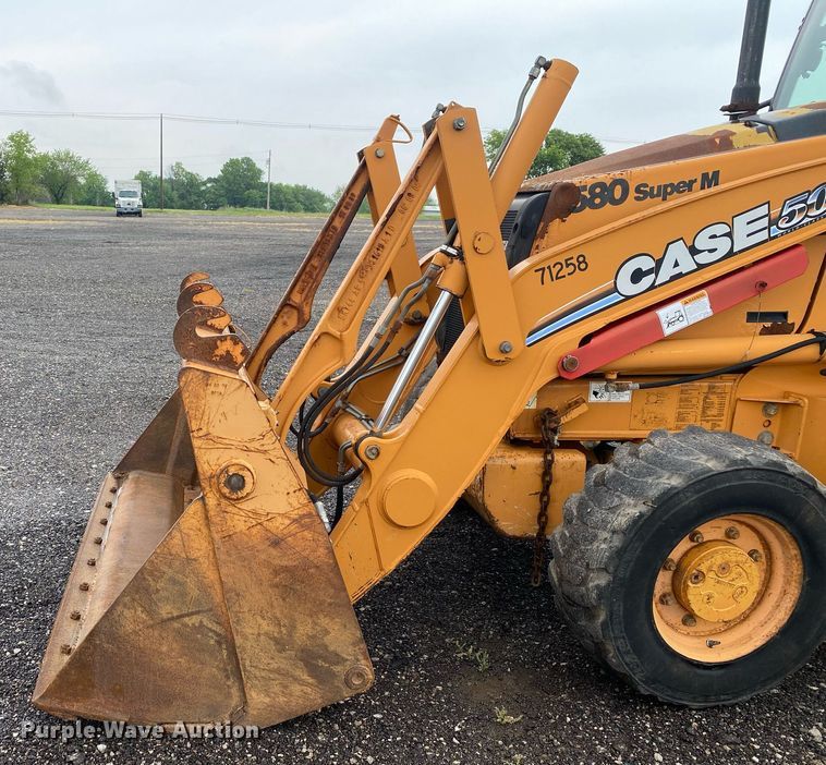 image for item KB9459 2007 Case 580 Super M  backhoe