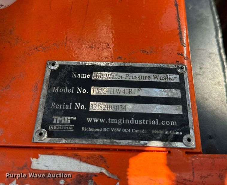 image for item KL9092 TMG HW41R  pressure washer