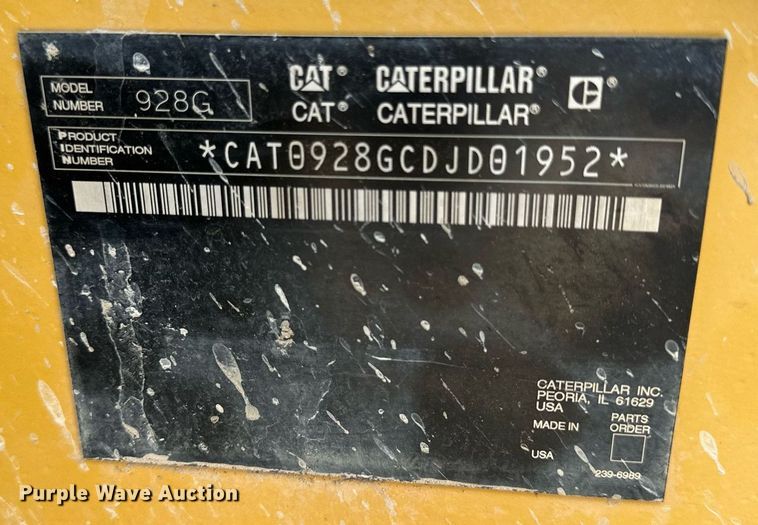 image for item KL9127 2005 Caterpillar 928GZ  wheel loader