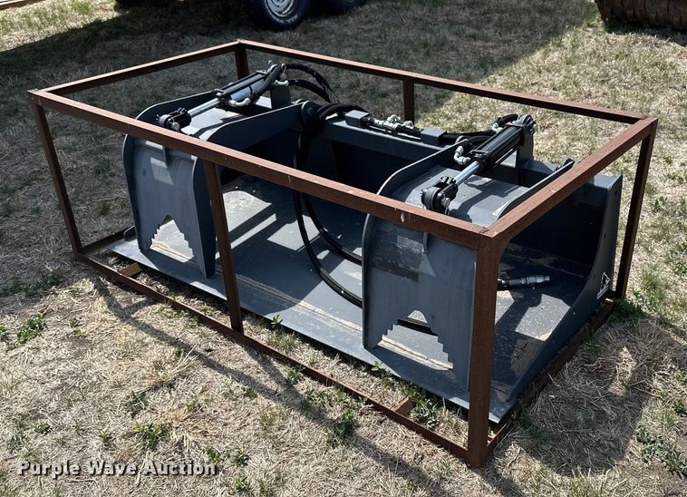 image for item KL9149 Wolverine  72"W skid steer grapple bucket