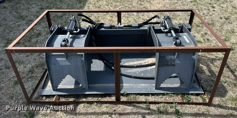 image for item KL9149 Wolverine  72"W skid steer grapple bucket