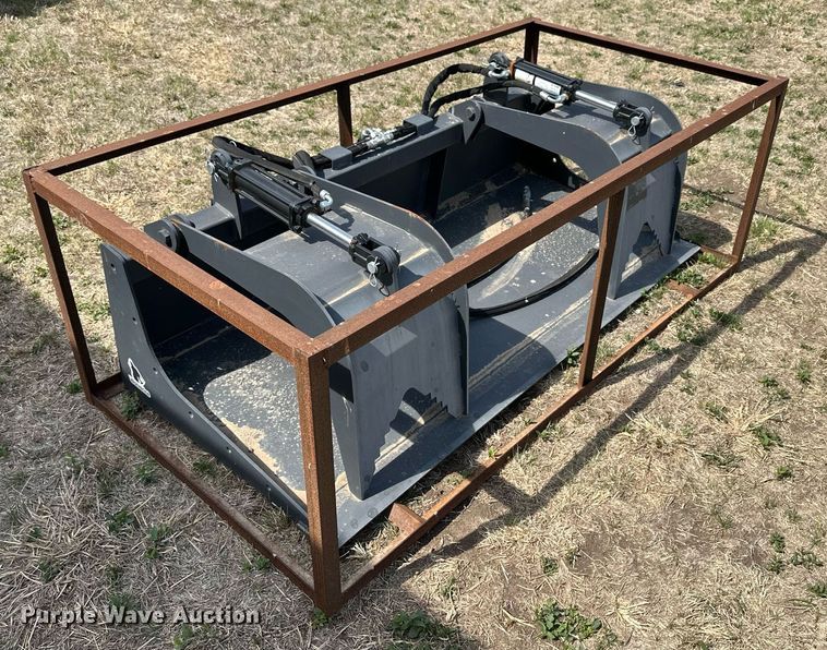 image for item KL9149 Wolverine  72"W skid steer grapple bucket