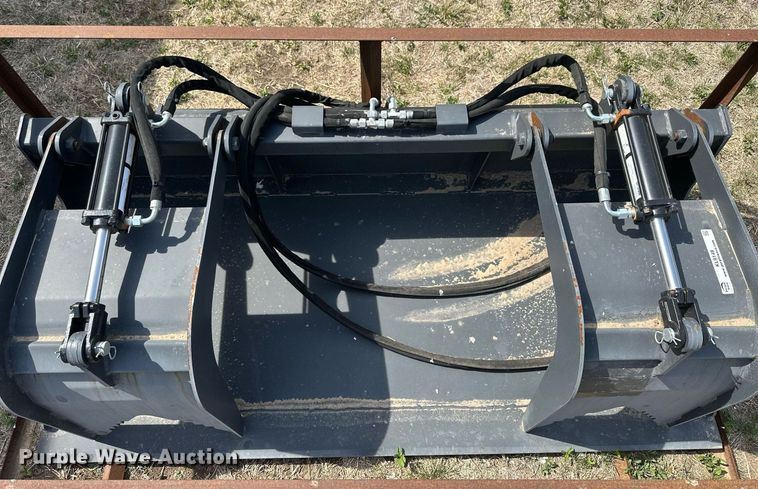 image for item KL9149 Wolverine  72"W skid steer grapple bucket