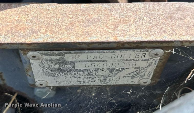 image for item KL9150 Bobcat 48 Pad Roller  skid steer vibratory roller