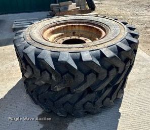 image for item KU9937 (2) Solideal 14.00-24TG tires and wheels