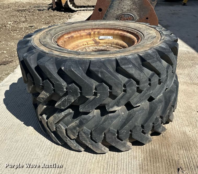 image for item KU9937 (2) Solideal 14.00-24TG tires and wheels