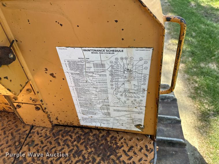 image for item KU9938 1987 Case 1550  dozer