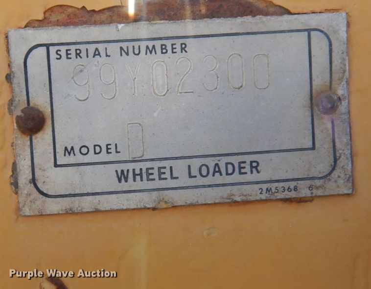 image for item KU9943 1983 Caterpillar 966D  wheel loader