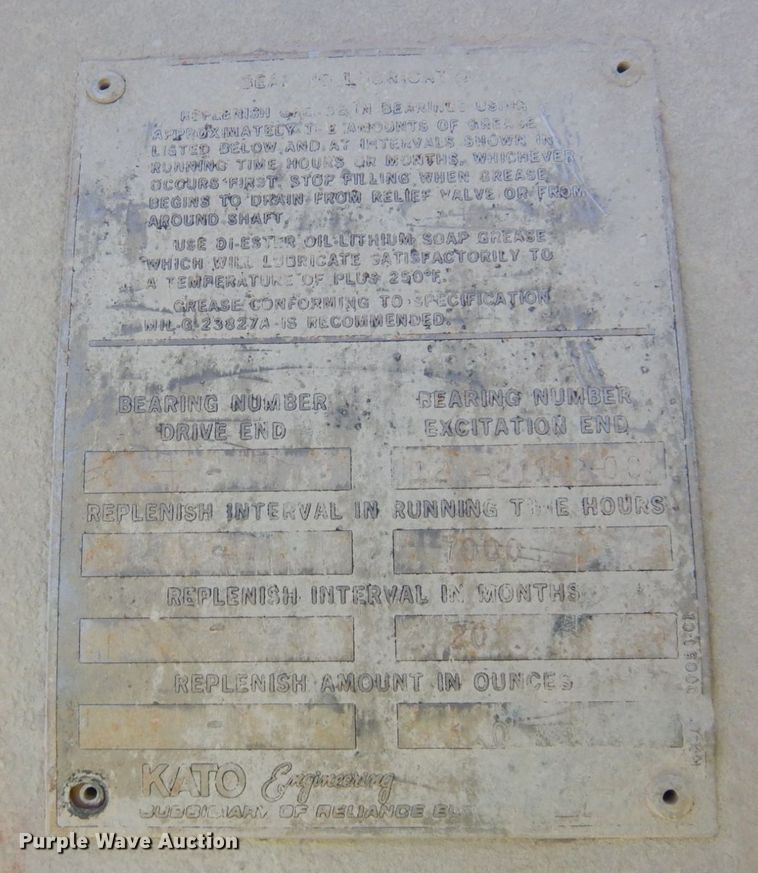 image for item KU9968 Kato  generator