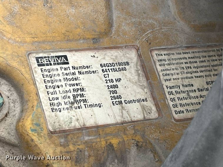 image for item LA9947 2007 Ford F750 Super Duty XL  chipper truck