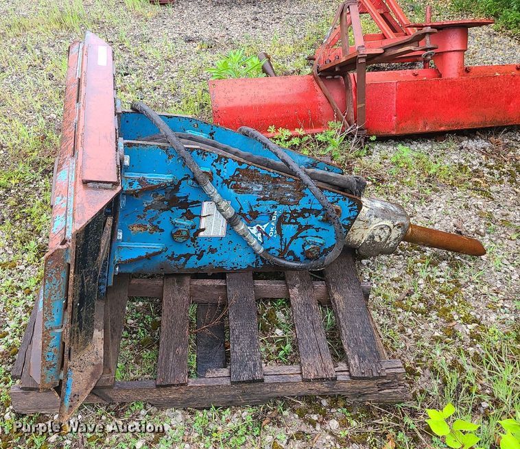 image for item LE9053 Okada  skid steer breaker