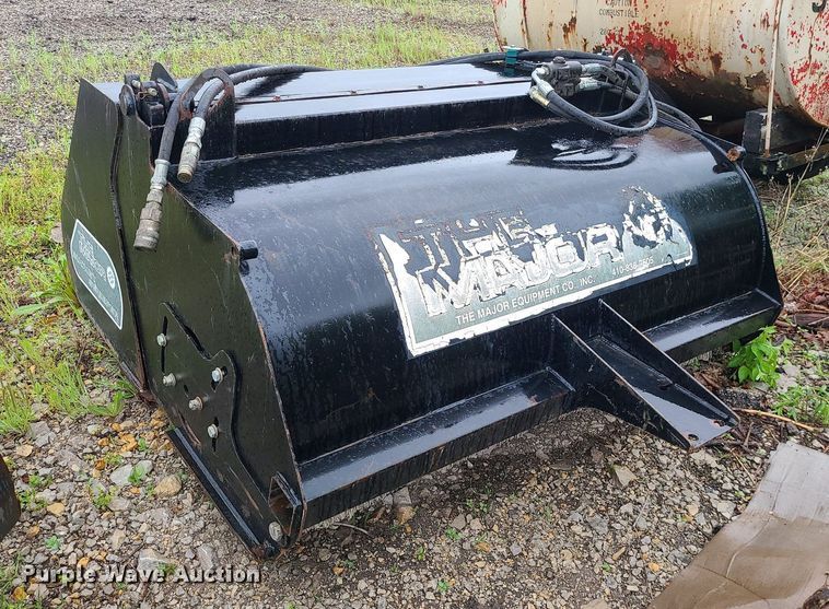 image for item LE9054 The Major Bucket Sweeper  skid steer broom