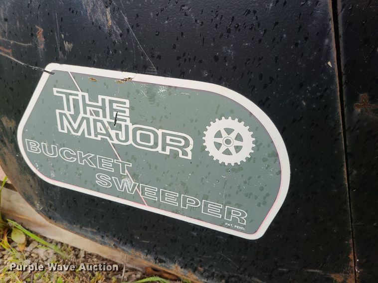 image for item LE9054 The Major Bucket Sweeper  skid steer broom
