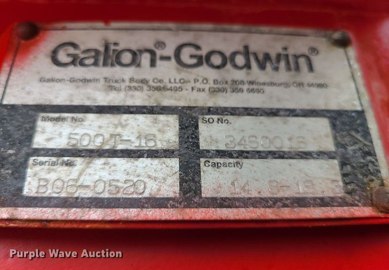 image for item LE9061 2007 Freightliner Business Class M2  dump truck