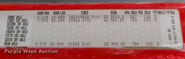 image for item LE9061 2007 Freightliner Business Class M2  dump truck