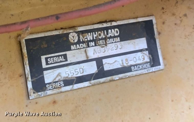 image for item LH9616 New Holland 555D  backhoe