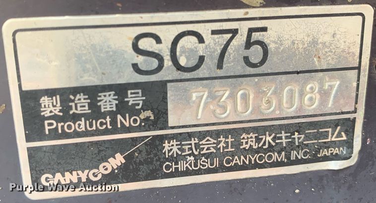 image for item LH9623 2017 Canycom SC75  power buggy