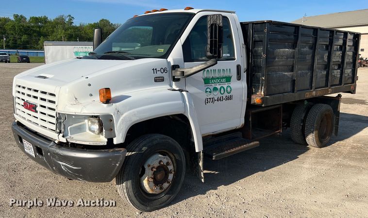 image for item LI9695 2006 GMC C4500  dump flatbed truck