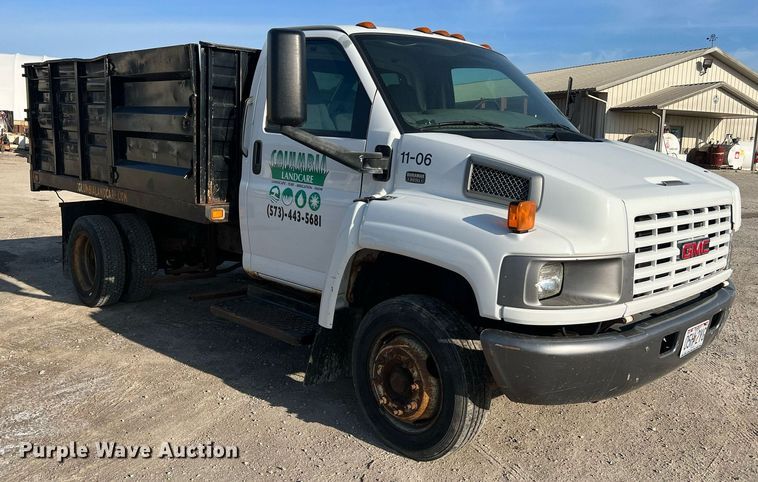 image for item LI9695 2006 GMC C4500  dump flatbed truck