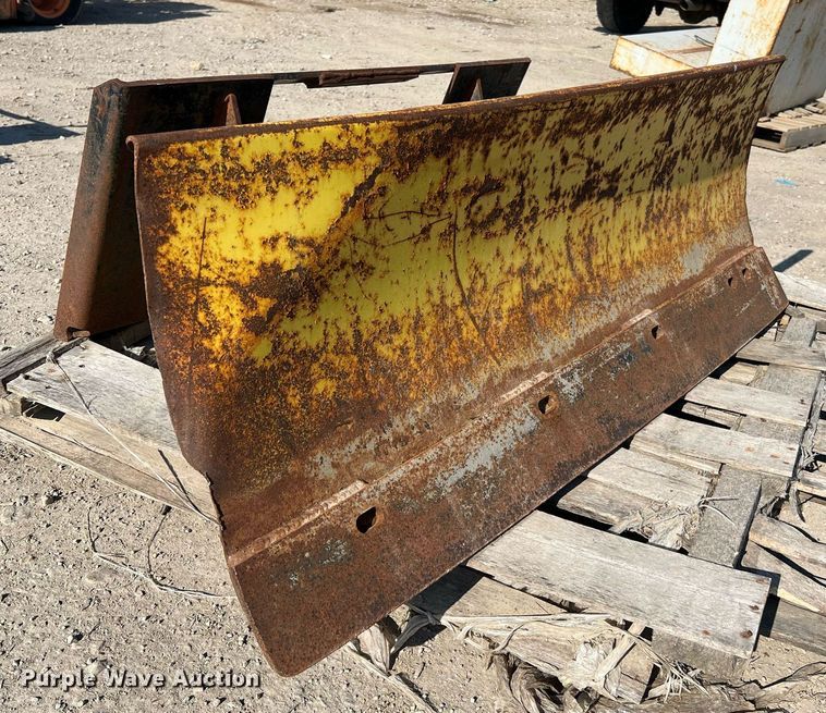 image for item LI9697 (2) John Deere 54"W skid steer dozer blades