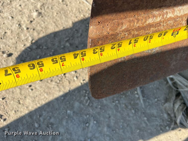 image for item LI9697 (2) John Deere 54"W skid steer dozer blades