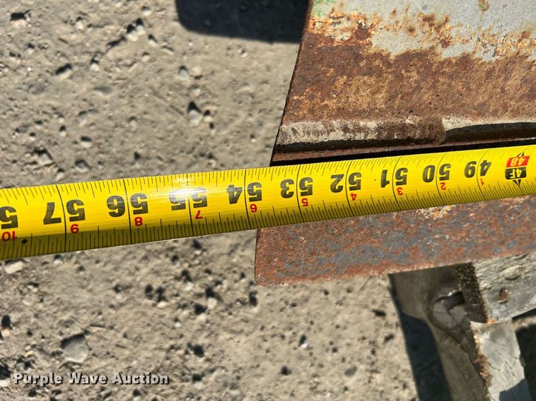 image for item LI9697 (2) John Deere 54"W skid steer dozer blades