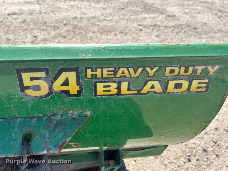 image for item LI9697 (2) John Deere 54"W skid steer dozer blades