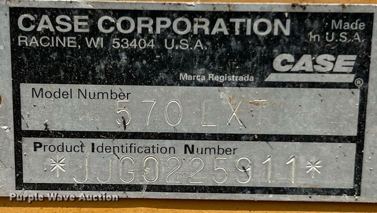 image for item LI9719 1998 Case 570LXT Series 2  landscape tractor