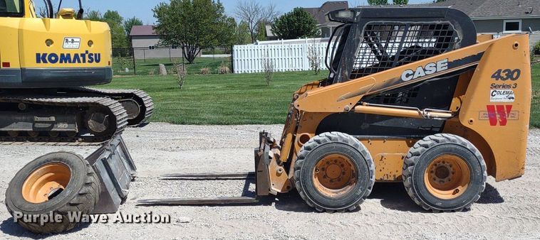 image for item LL9113 2008 Case 430  skid steer loader