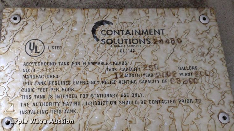image for item LL9114 Containment Solutions  waste oil tank