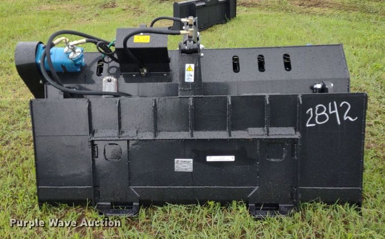 image for item LL9135 2022 TopCat ECSSLR72  skid steer landscape rake