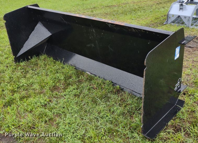 image for item LL9137 KC  8'W skid steer snow pusher