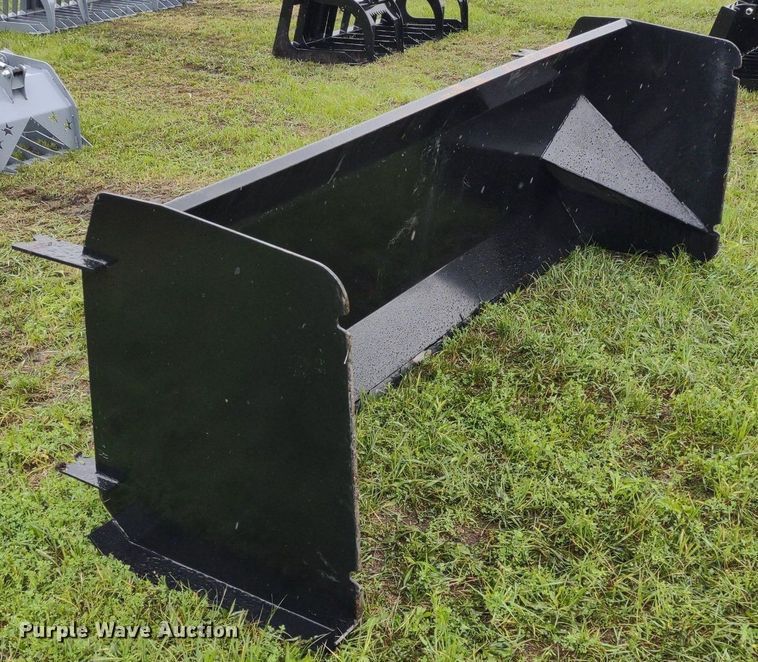 image for item LL9137 KC  8'W skid steer snow pusher