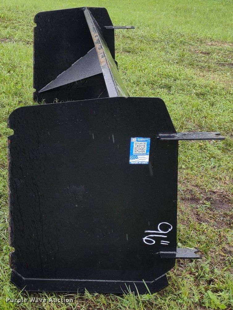 image for item LL9137 KC  8'W skid steer snow pusher