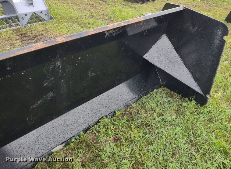 image for item LL9137 KC  8'W skid steer snow pusher