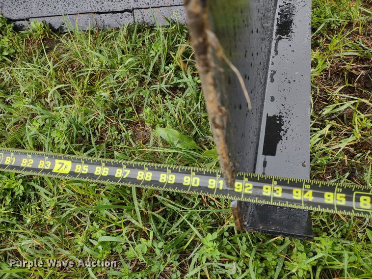 image for item LL9137 KC  8'W skid steer snow pusher