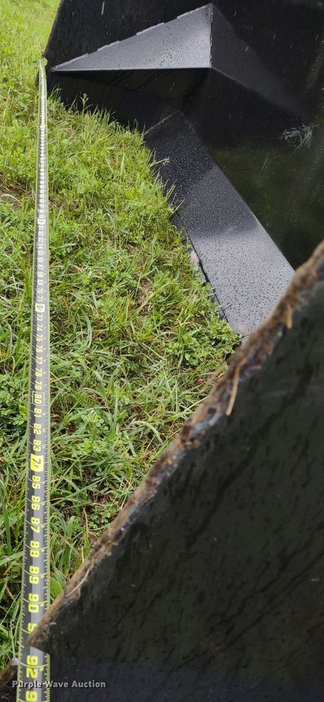 image for item LL9137 KC  8'W skid steer snow pusher