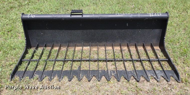 image for item LL9143 KC  76"W skid steer rock bucket