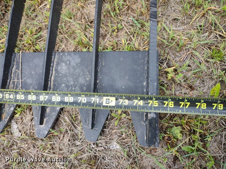 image for item LL9143 KC  76"W skid steer rock bucket