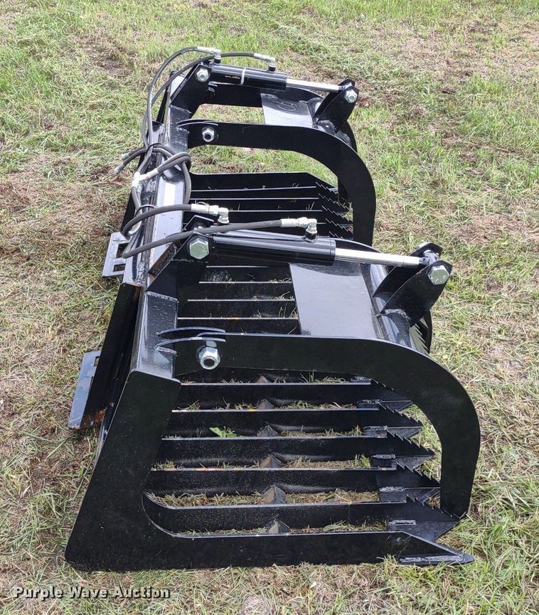 image for item LL9144 80"W skid steer grapple bucket