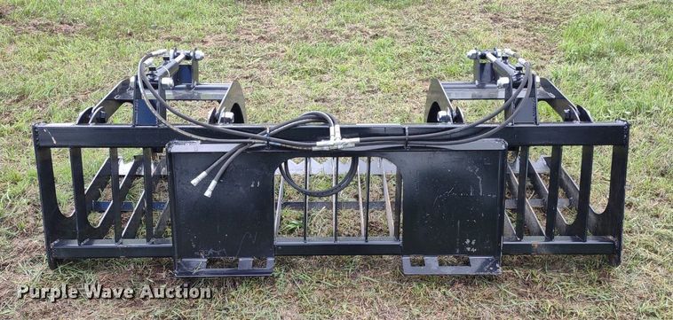 image for item LL9144 80"W skid steer grapple bucket