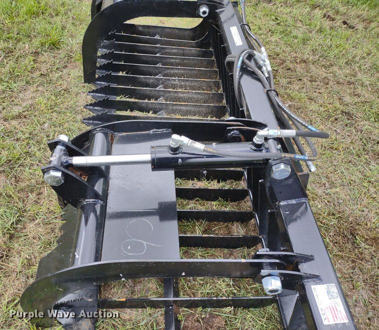 image for item LL9144 80"W skid steer grapple bucket