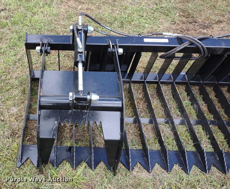 image for item LL9144 80"W skid steer grapple bucket