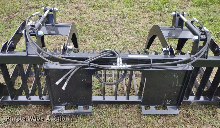 image for item LL9144 80"W skid steer grapple bucket