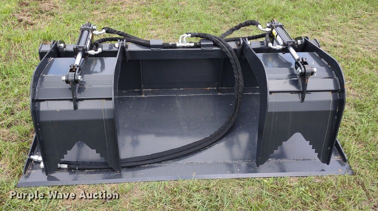 image for item LL9145 Wolverine  72"W skid steer grapple bucket