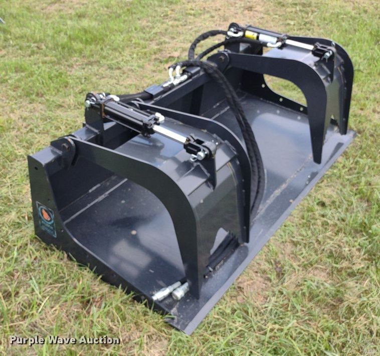 image for item LL9145 Wolverine  72"W skid steer grapple bucket