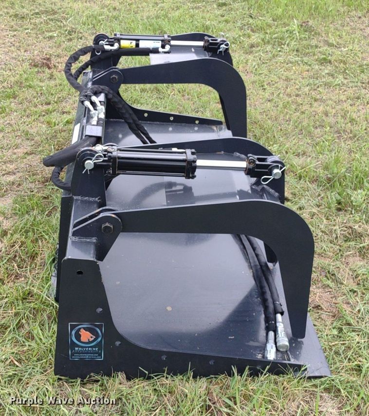image for item LL9145 Wolverine  72"W skid steer grapple bucket